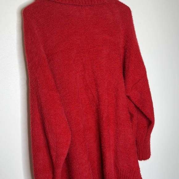 Maurice’s Red Cowl Neck Pullover Knit Sweater - Picture 9 of 9